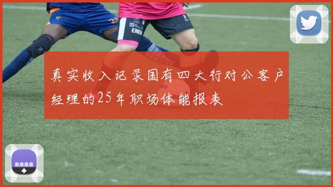 真实收入记录国有四大行对公客户经理的25年职场体能报表